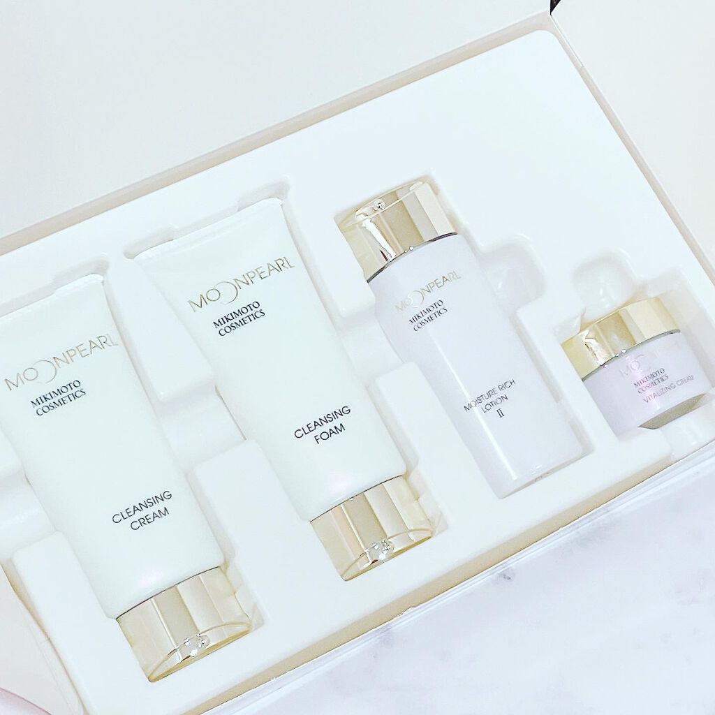 ムーンパール トライアルセット/ミキモト コスメティックス/トライアルキットを使ったクチコミ(1枚目)