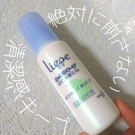 かっちりキープポイント用ミスト/リーゼ/ヘアミストを使ったクチコミ(1枚目)