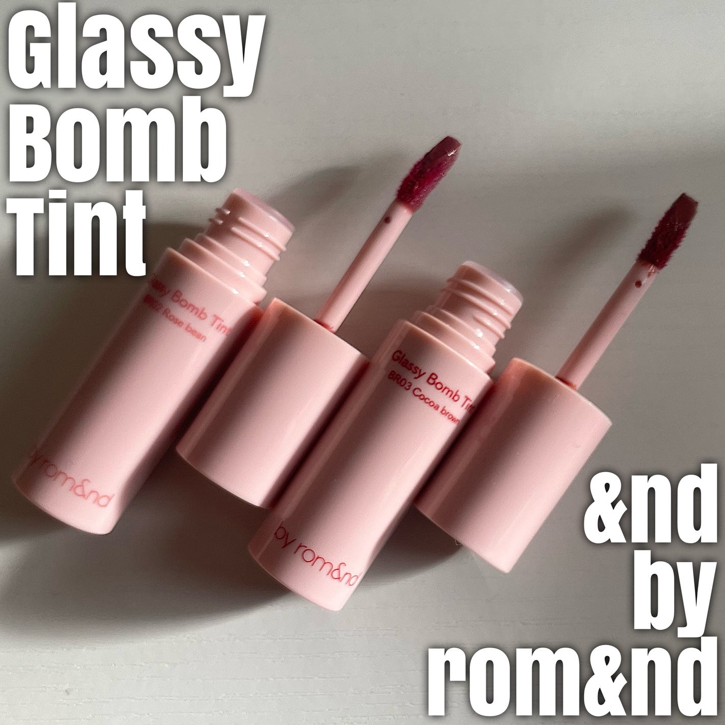 アンドバイロムアンド グラッシーボムティント/&nd by rom&nd/リップティントを使ったクチコミ(1枚目)