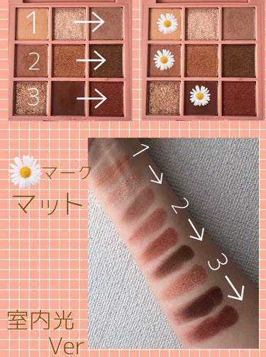 3CE MOOD RECIPE MULTI EYE COLOR PALETTE/3CE/パウダーアイシャドウを使ったクチコミ（3枚目）