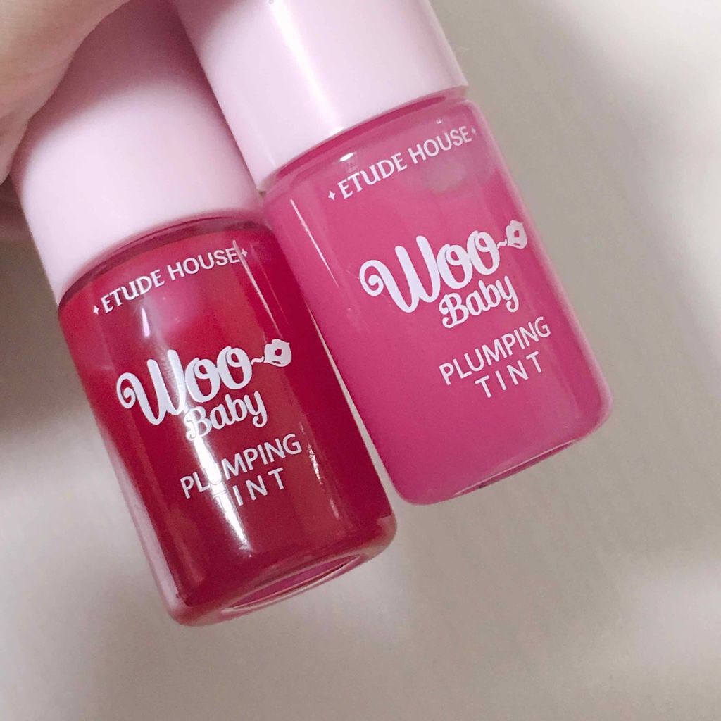 WOO リッププランパー ティント/ETUDE/リップグロスを使ったクチコミ（2枚目）