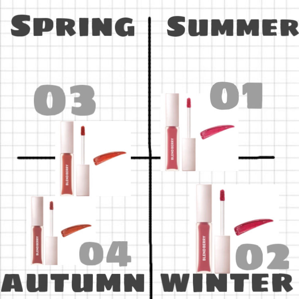 ムースタッチティントリップ		/BLEND BERRY/リップティントを使ったクチコミ（3枚目）