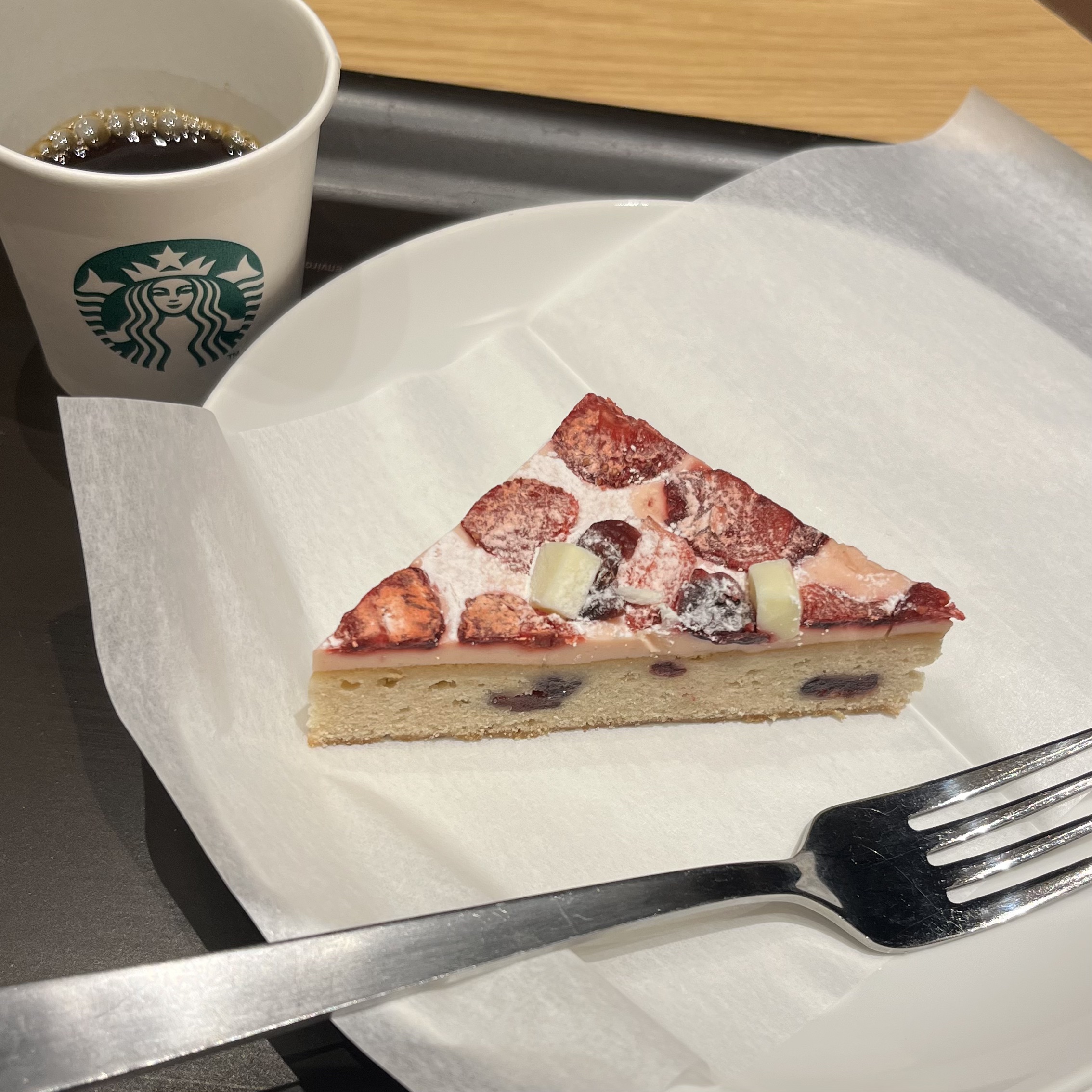 クランベリーブリスバー/スターバックス/食品を使ったクチコミ（1枚目）