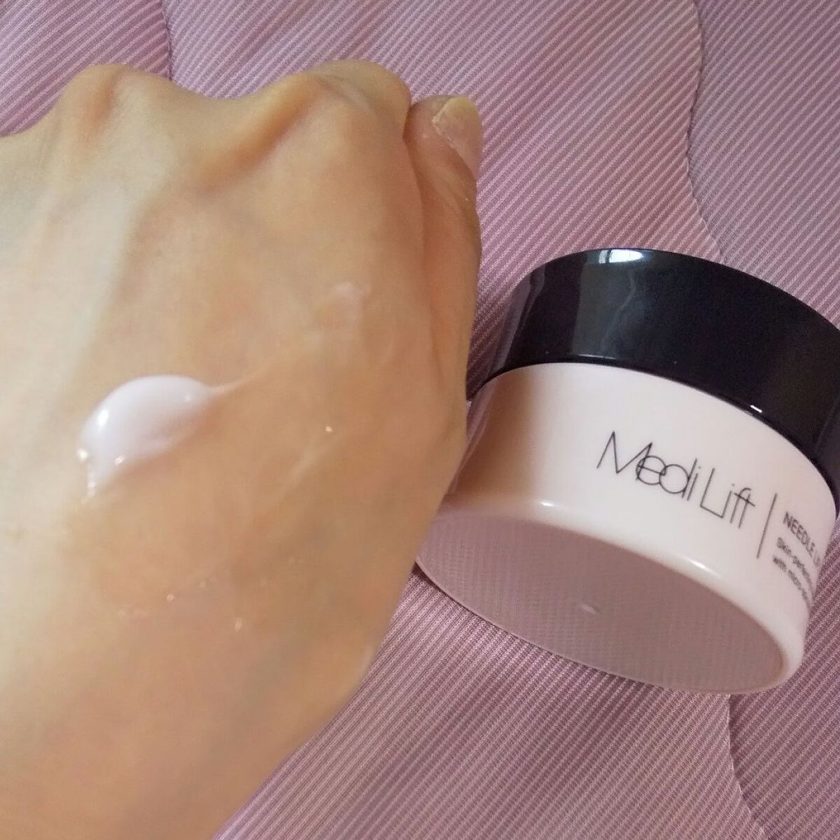 メディリフト ニードルリフトクリーム/YA-MAN TOKYO JAPAN/フェイスクリームを使ったクチコミ（3枚目）