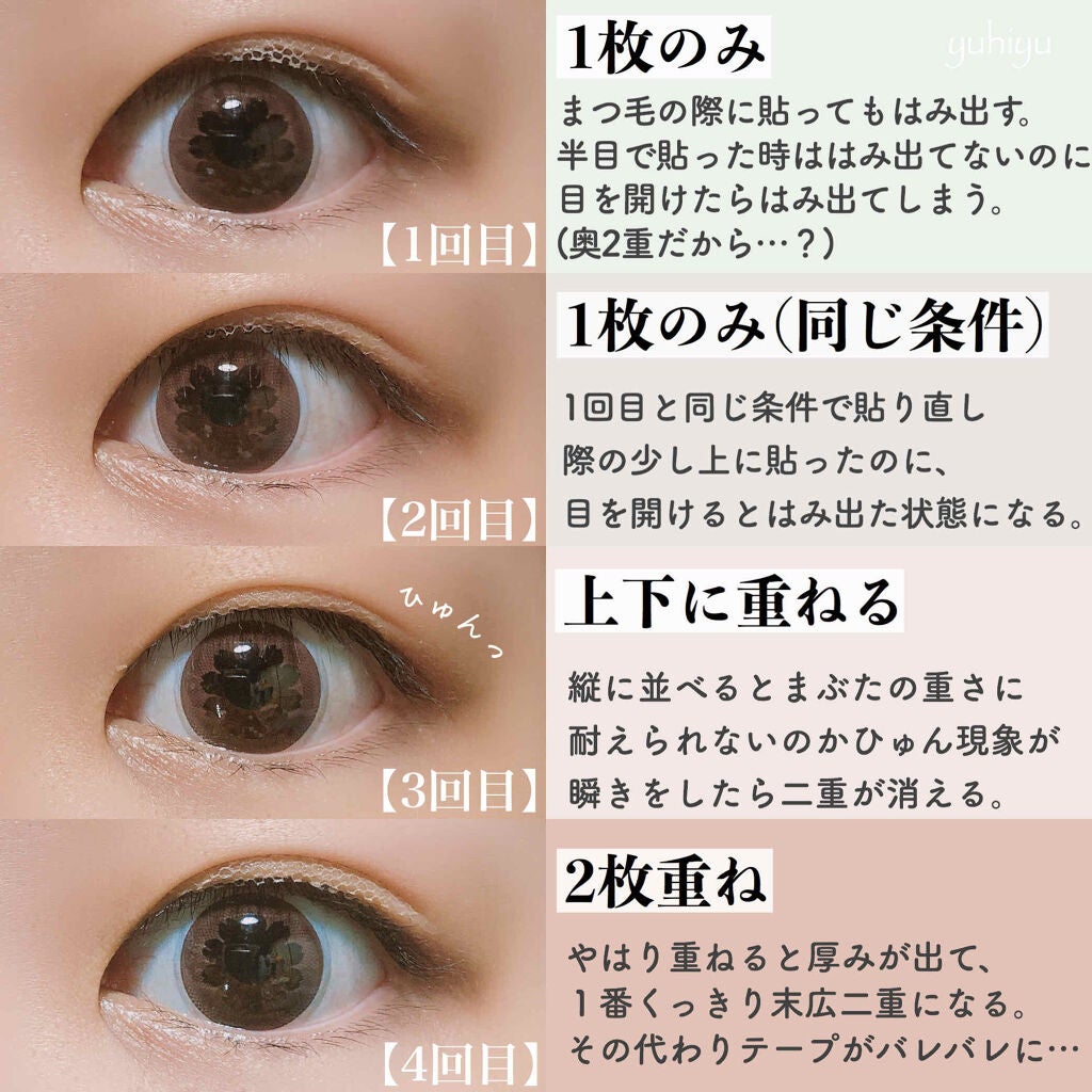 メッシュ アイテープ/shefun/二重まぶた用アイテムを使ったクチコミ(2枚目)