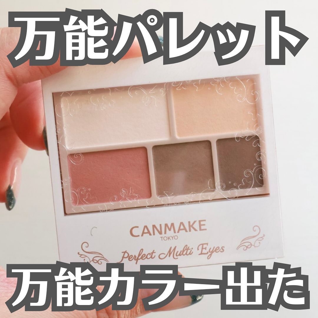 パーフェクトマルチアイズ/キャンメイク/アイシャドウパレットを使ったクチコミ（1枚目）