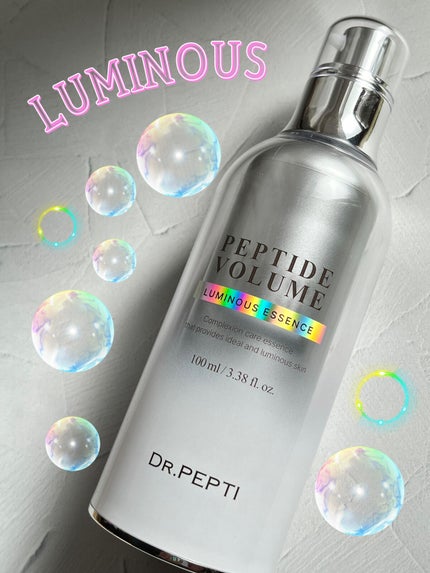 ambrosia🐈⬛💕のクチコミ「DR.PEPTI   
PEPTIDE VOLUME LUMINOUS ESSENCE 100.....」(2枚目)