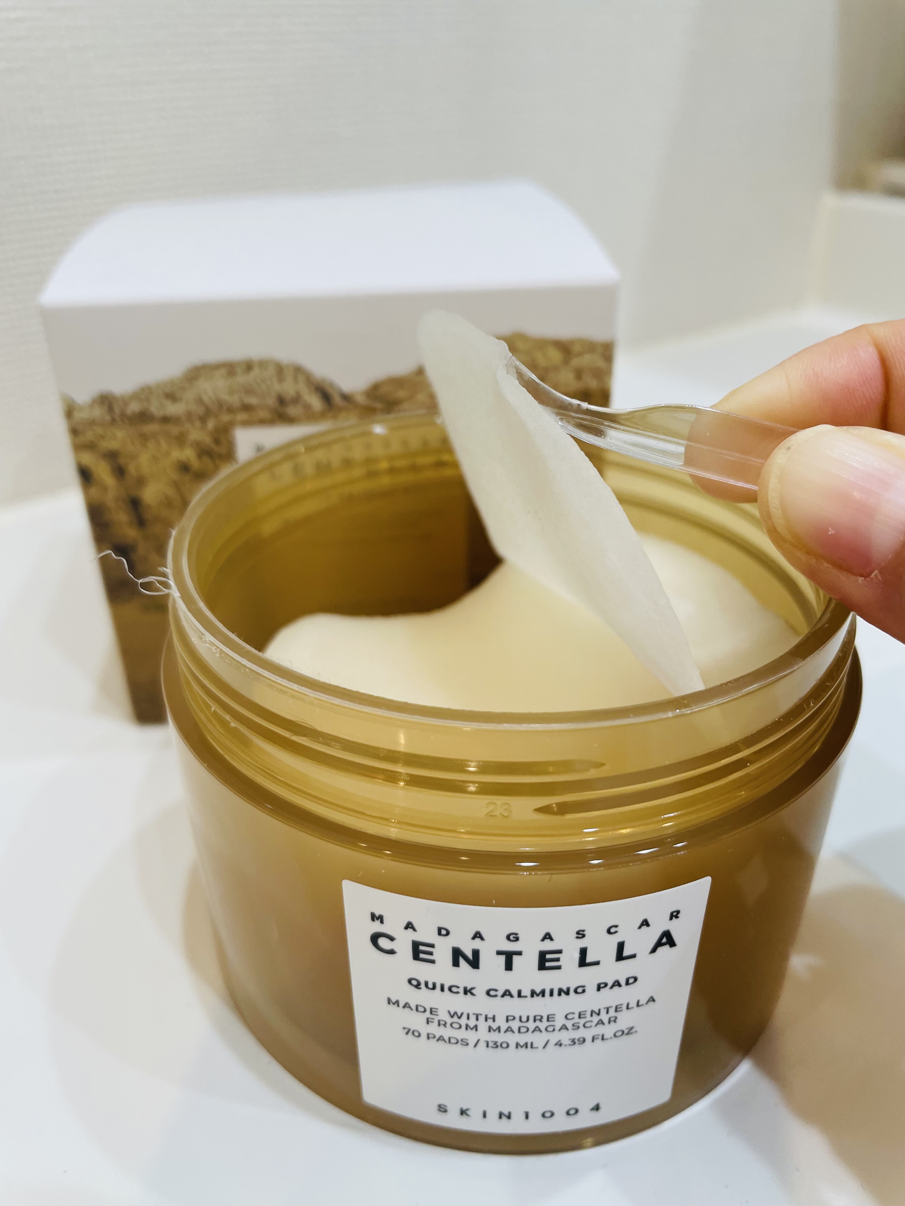 センテラ クイックカーミングパッド/SKIN1004/トナーパッドを使ったクチコミ（3枚目）