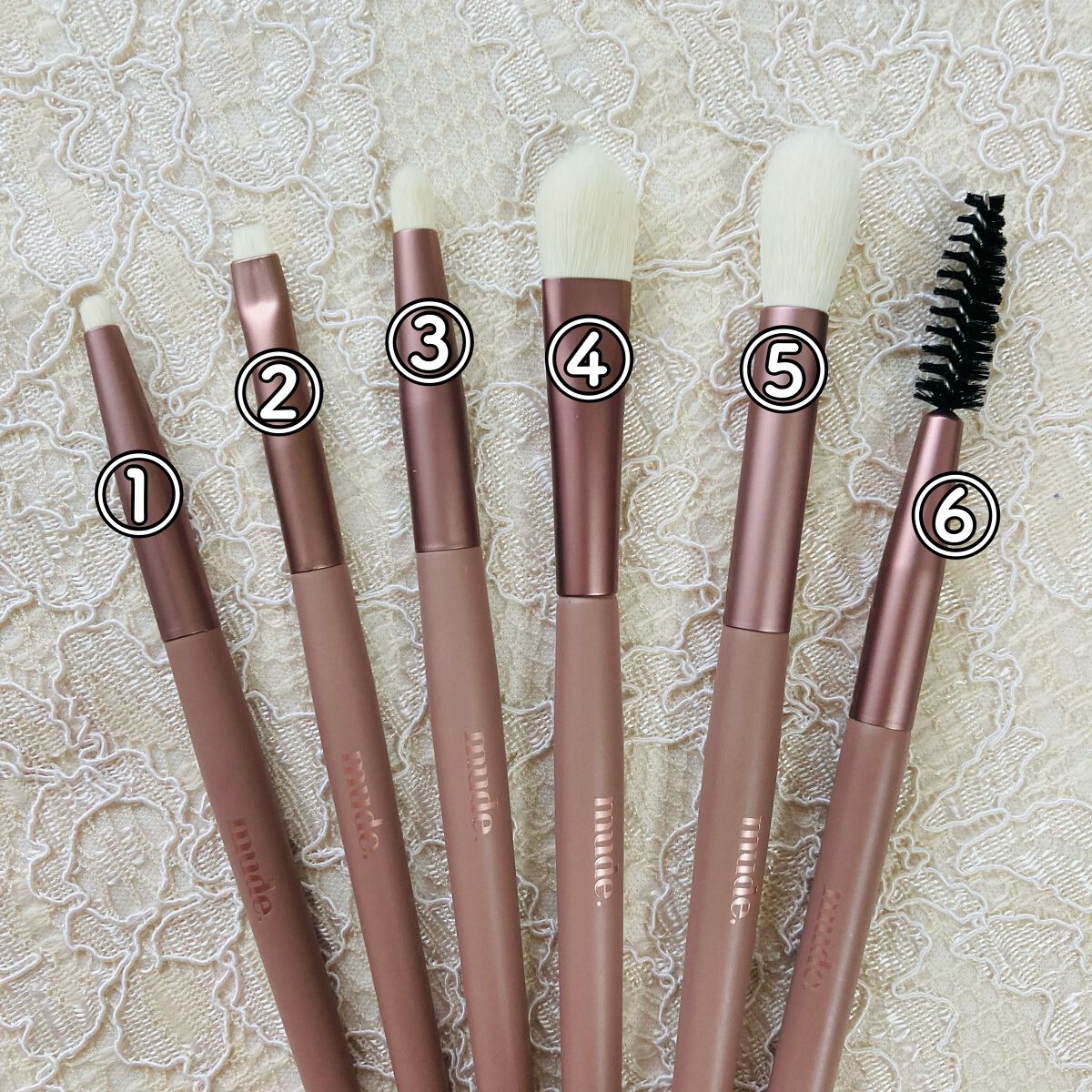 アイトライアルキット/mude/メイクブラシを使ったクチコミ（3枚目）