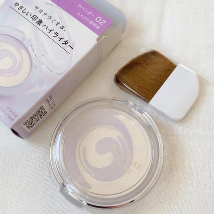 マーブルハイライター/キスミー フェルム/プレストパウダーを使ったクチコミ(5枚目)