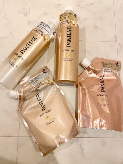 ミラクルズ リッチモイスチャー シャンプー/トリートメント/パンテーン/市販シャンプーを使ったクチコミ(2枚目)