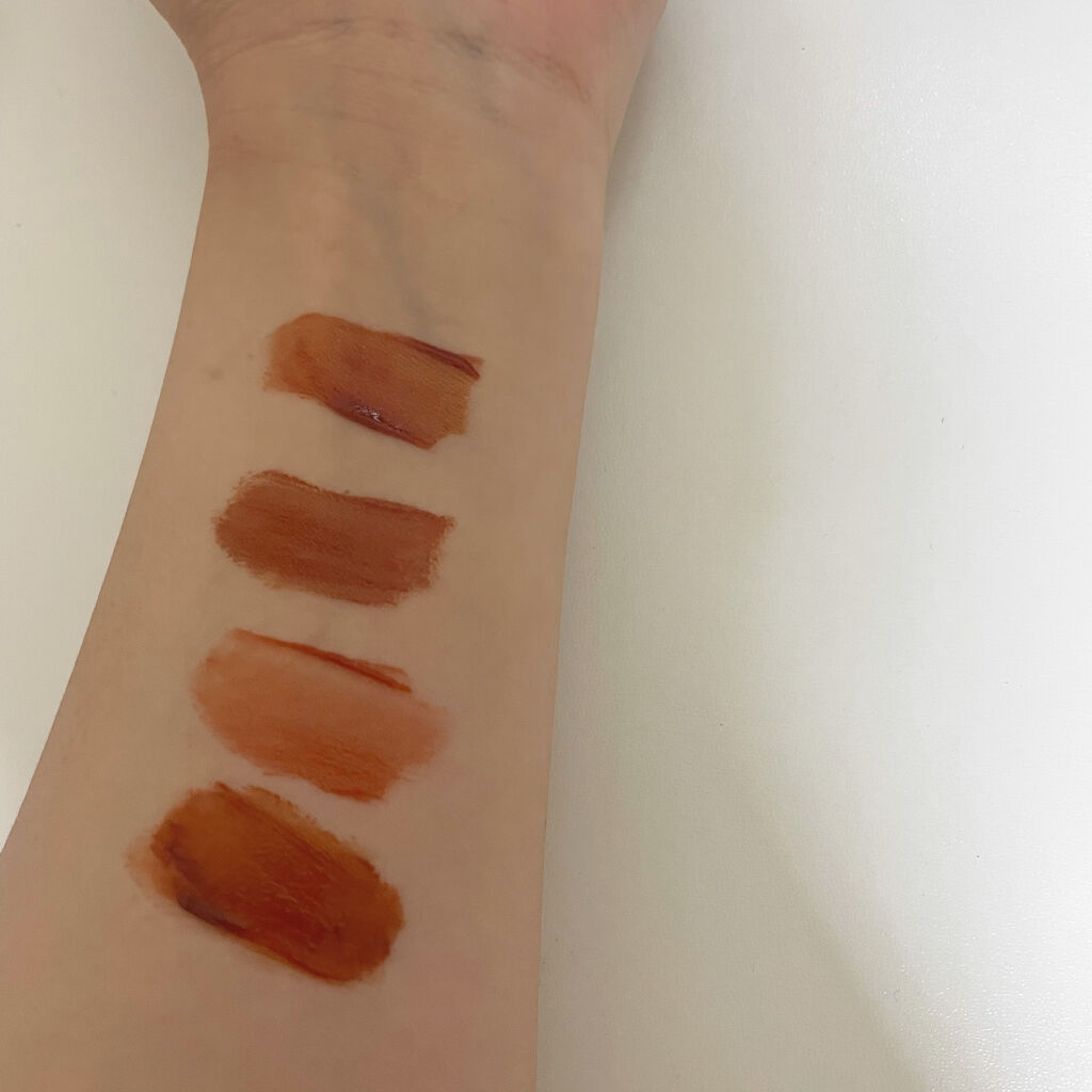 ジューシーラスティングティント/rom&nd/リップティントを使ったクチコミ（2枚目）