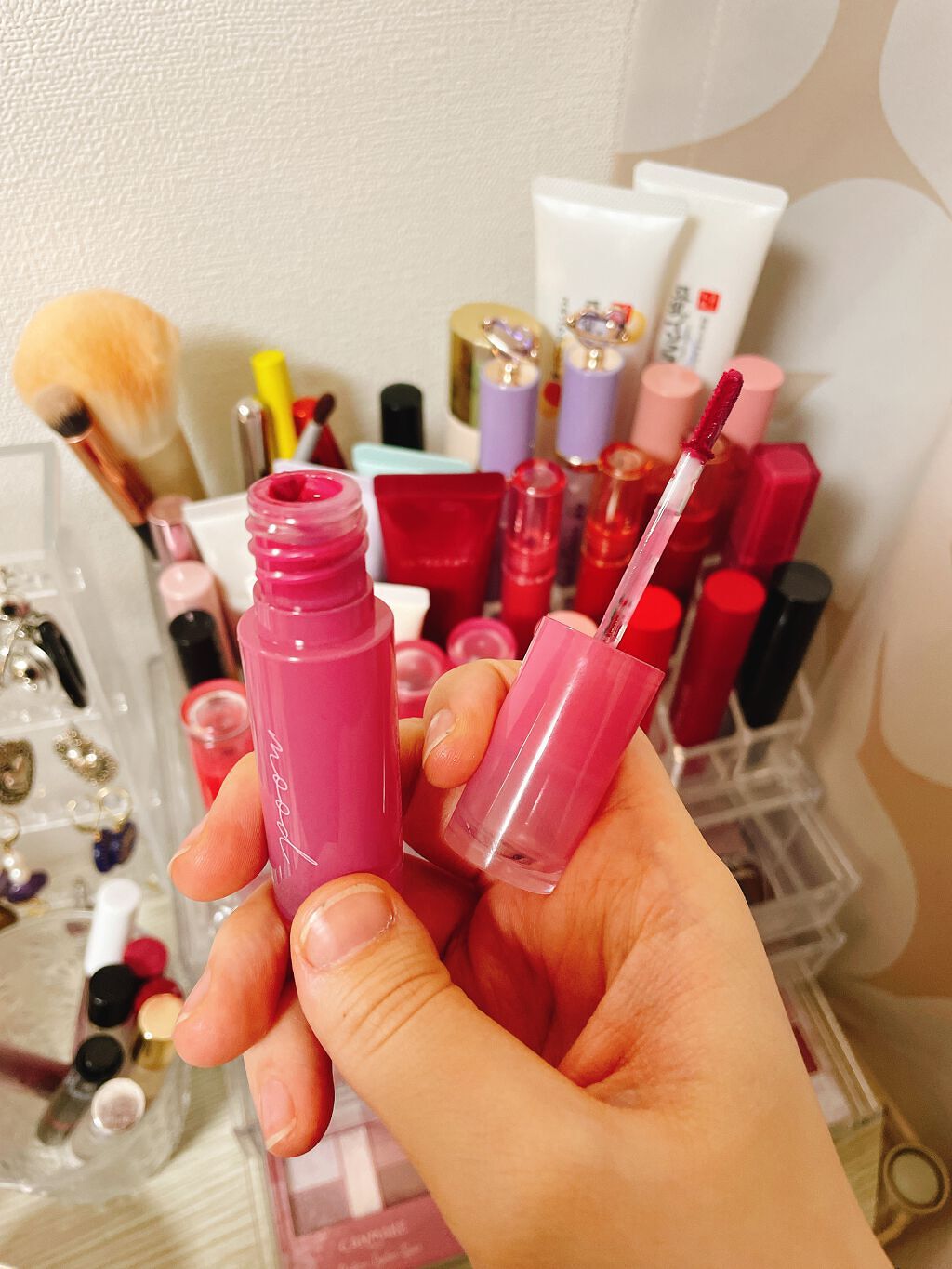 ペリペラ インク ムード グロイ ティント/PERIPERA/リップティントを使ったクチコミ（2枚目）