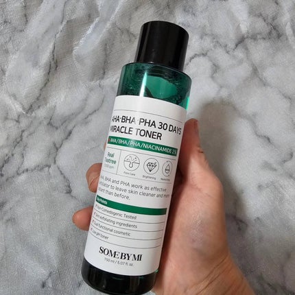 AHA·BHA·PHA 30デイズミラクルトナー/SOME BY MI/化粧水を使ったクチコミ(2枚目)