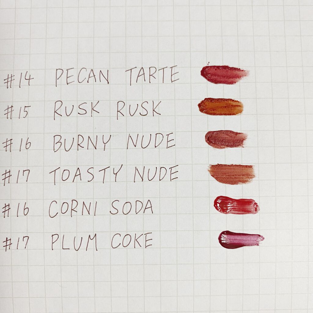 ジューシーラスティングティント/rom&nd/リップティントを使ったクチコミ（3枚目）