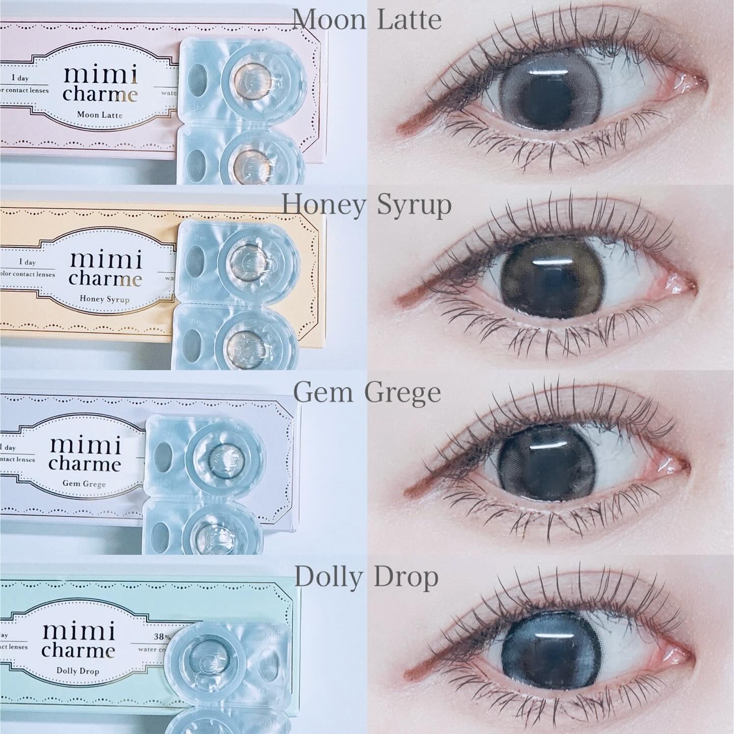 mimi charme 1day/mimi charme/ワンデー（１DAY）カラコンを使ったクチコミ（3枚目）