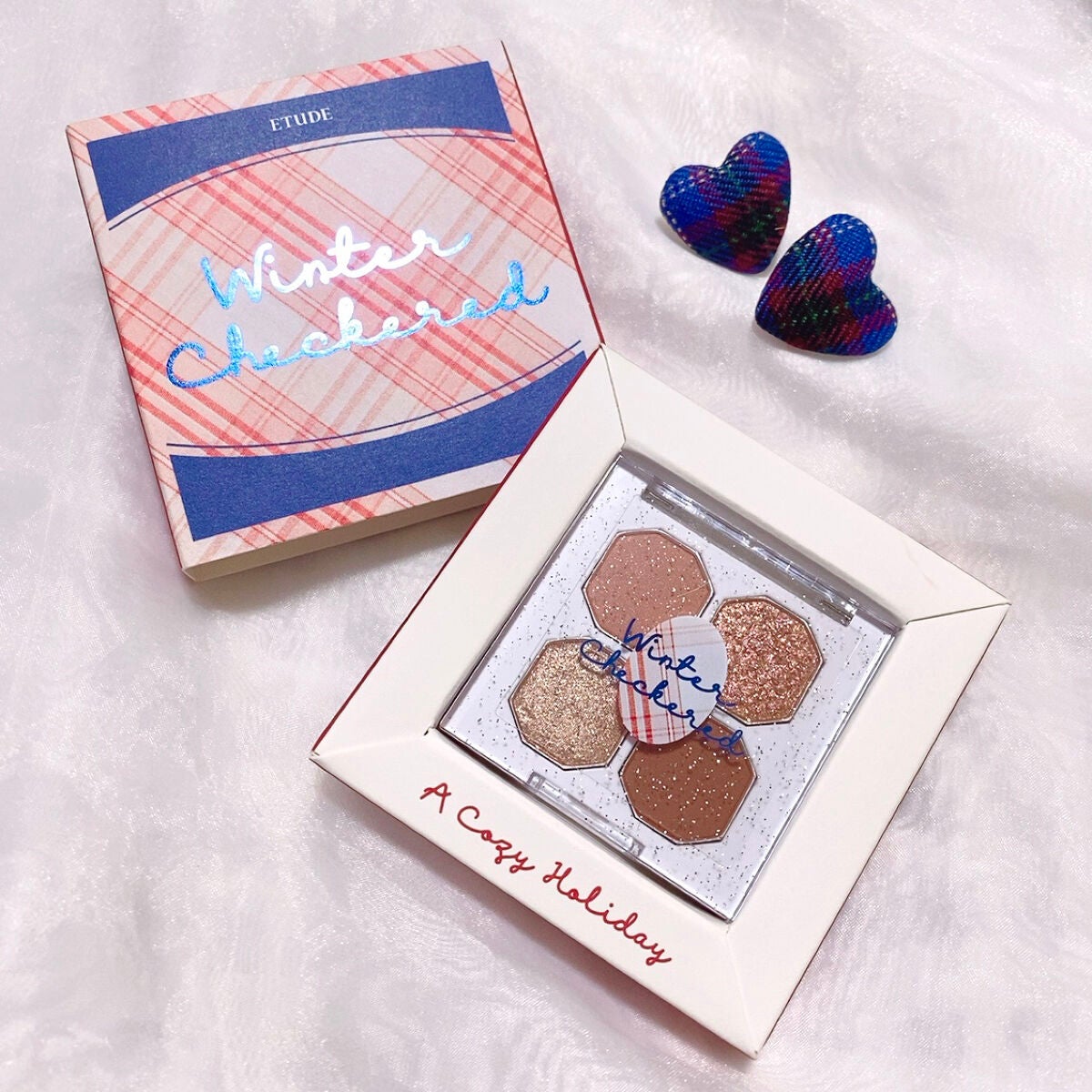 プレイカラーアイズミニ ウィンターチェック /ETUDE/アイシャドウパレットを使ったクチコミ(1枚目)