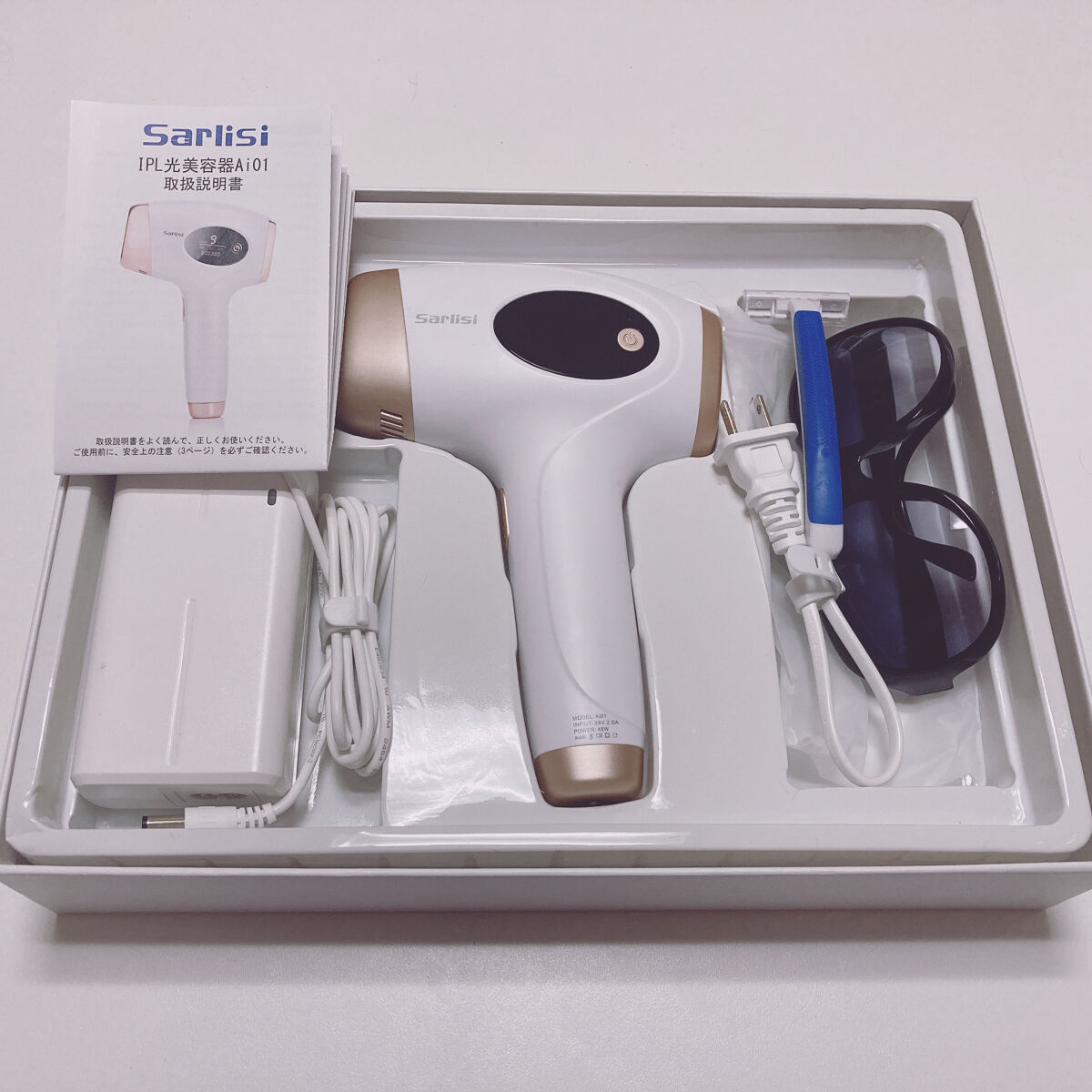 光脱毛器 VIO/Sarlisi/家庭用脱毛器を使ったクチコミ（2枚目）