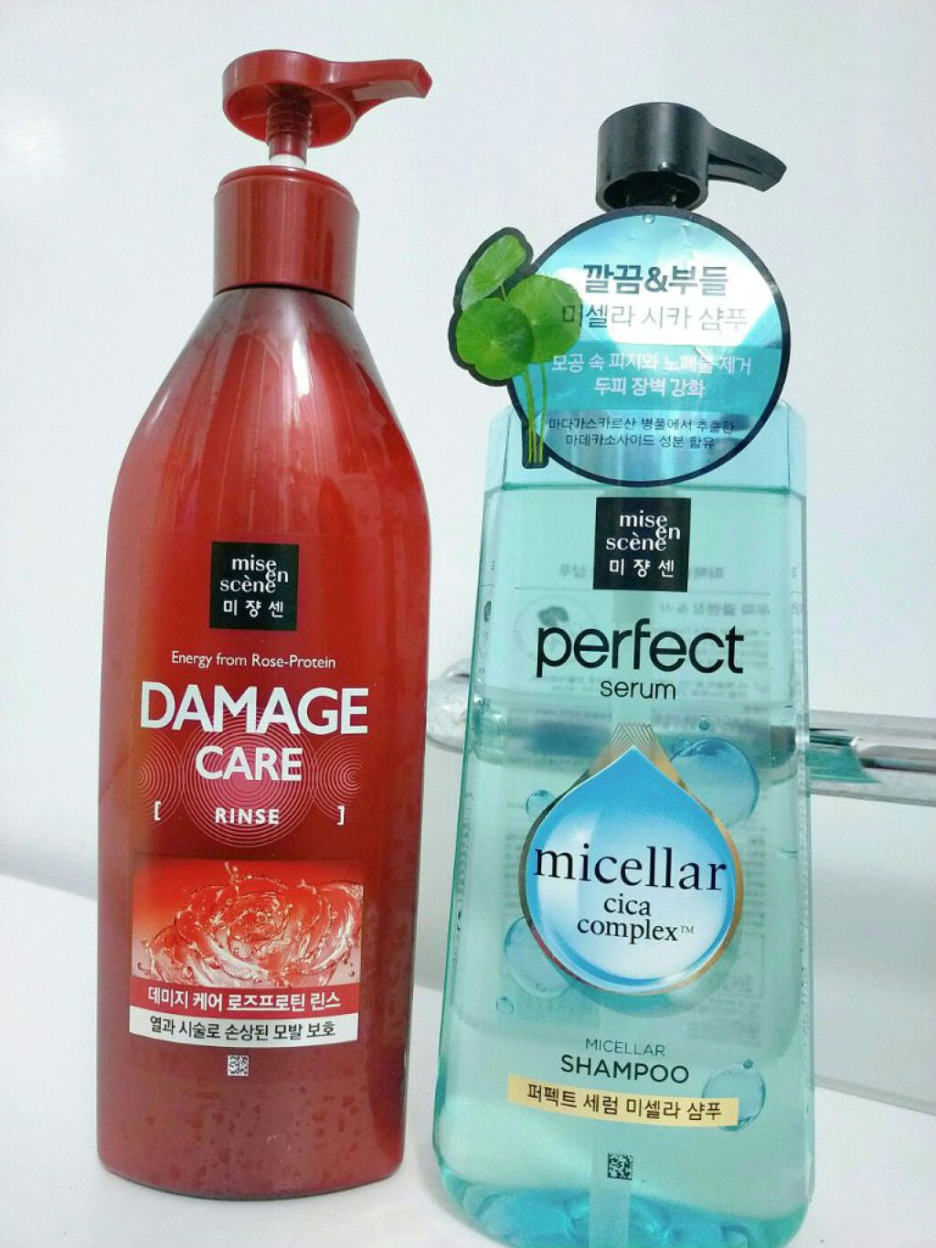 ダメージケアシャンプー＆コンディショナー/miseenscene/市販シャンプーを使ったクチコミ（1枚目）
