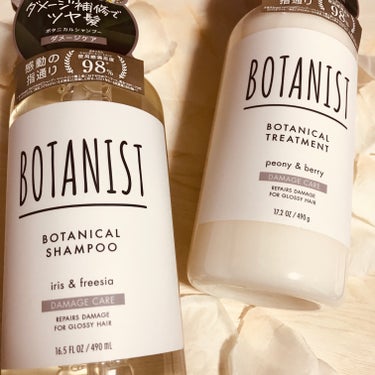 BOTANISTのボタニカルシャンプー／トリートメント使いました。

とてもいい香りで、癒されながらケアできました。
　
パーマカラーやドライヤーで傷んでたけど、これがあればうるつる髪でいられそう。
