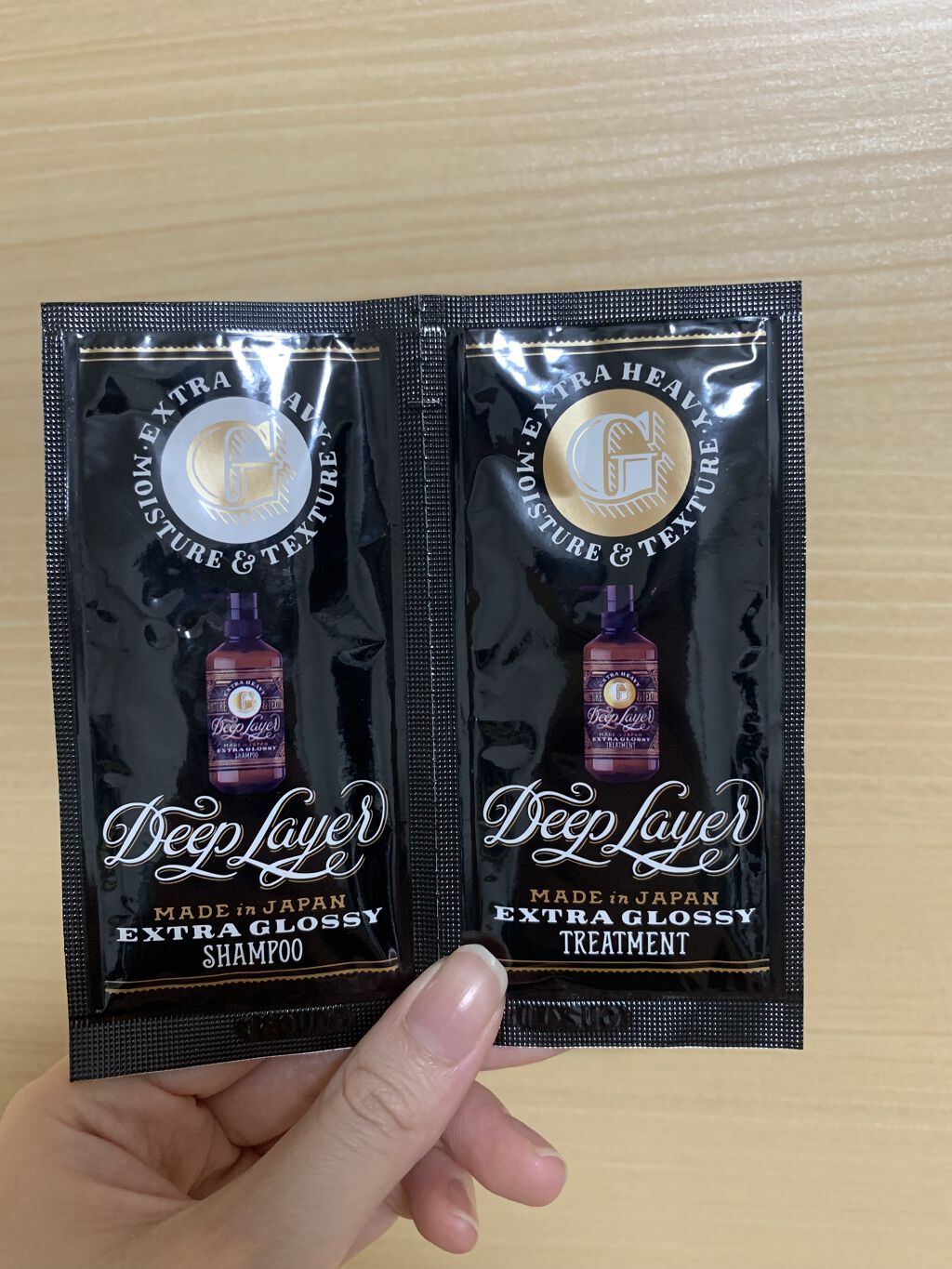 ディープレイヤー シャンプーExG(R)/トリートメントExG(R) お試し1day(シャンプー10ml+トリートメント10g)/DeepLayer/サロンシャンプーを使ったクチコミ（1枚目）