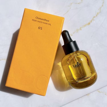 ▷La'dor
PERFUMED HAIR OIL
03 Osmanthus 

【商品概要】

韓国発のヘアケアブランド
“La'dor”
ダメージケアなどに特化した
大人気のヘアケアブラ