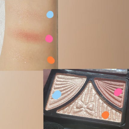 ジューシーピュアアイズ/キャンメイク/アイシャドウパレットを使ったクチコミ(2枚目)