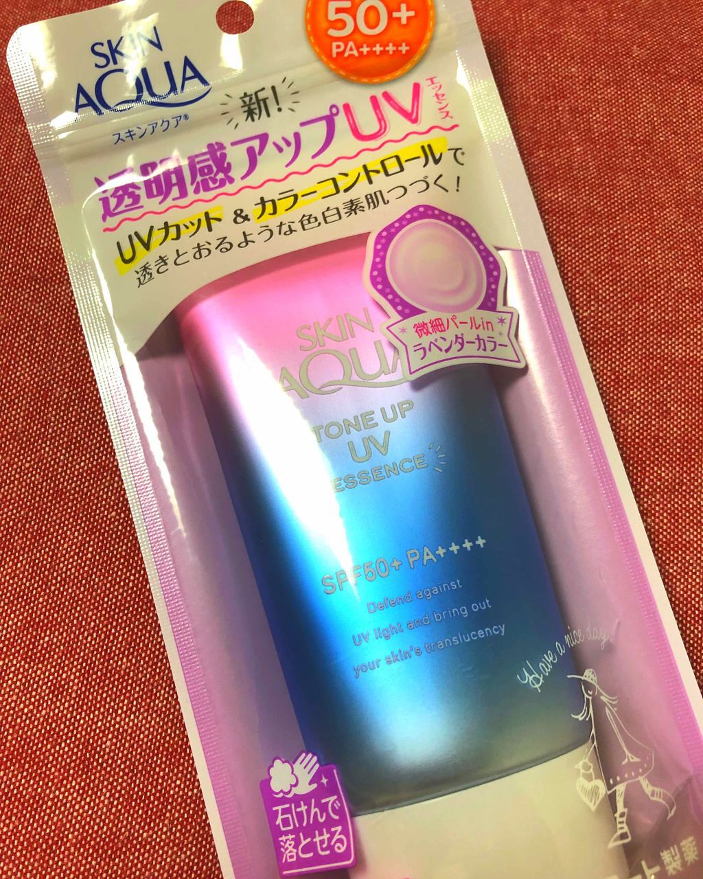 スキンアクア トーンアップUVエッセンス/スキンアクア/日焼け止めクリームを使ったクチコミ(1枚目)