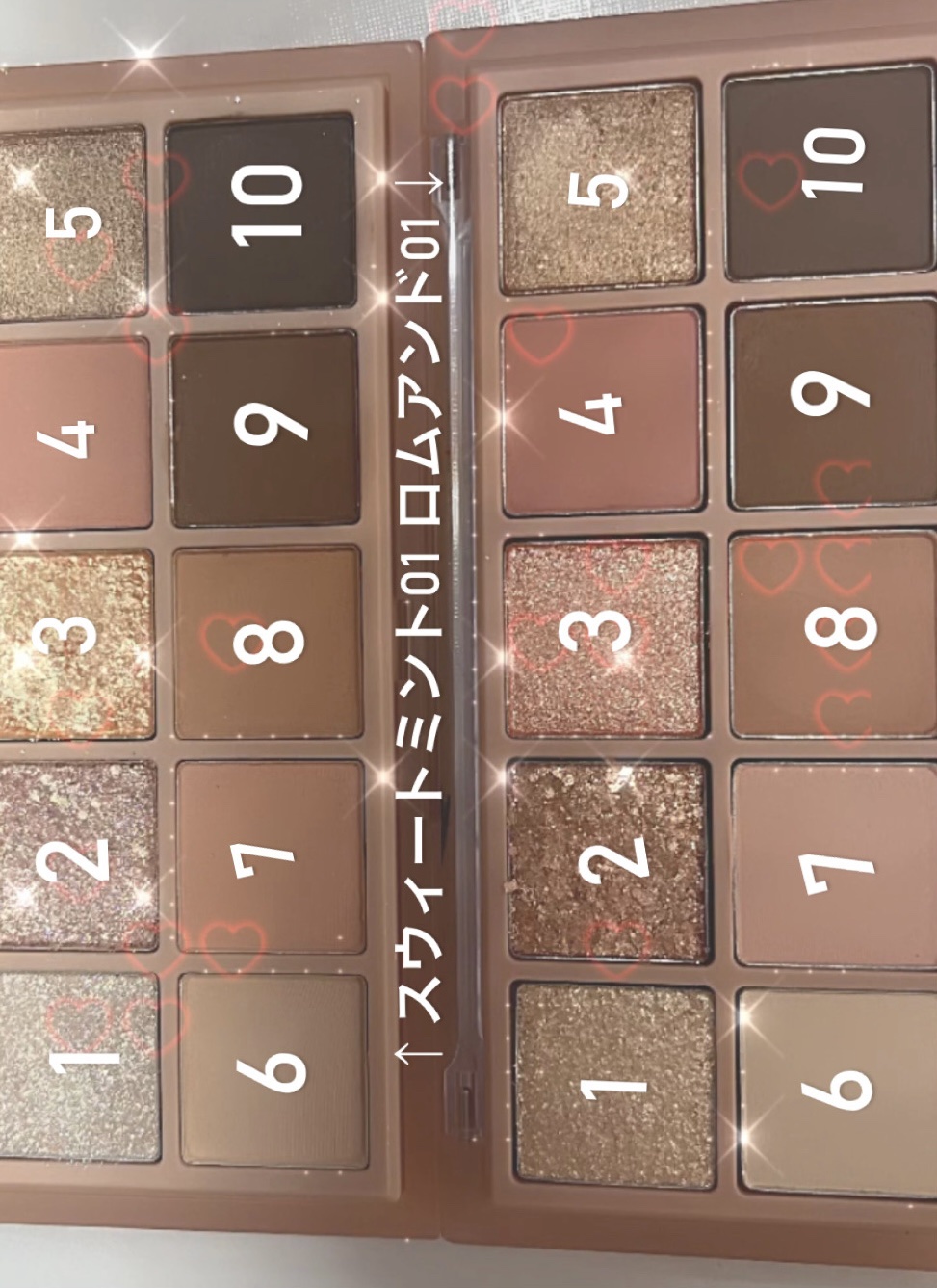 sweet mint/sweet mint/アイシャドウパレットを使ったクチコミ（2枚目）