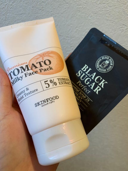 プレミアムトマト ミルキーフェイスパック/SKINFOOD/洗い流すパック・マスクを使ったクチコミ(1枚目)