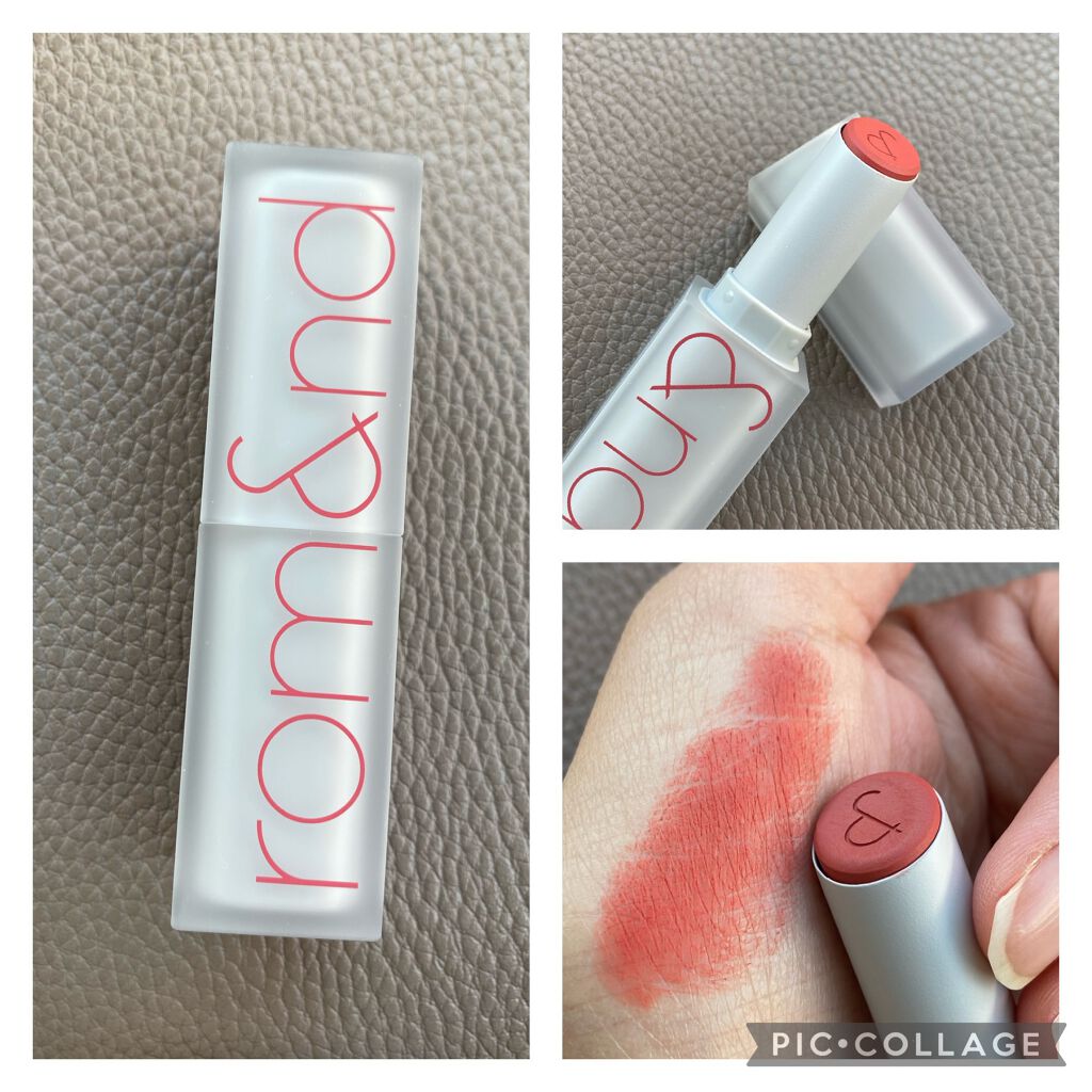 ゼロマットリップスティック/rom&nd/口紅を使ったクチコミ(1枚目)