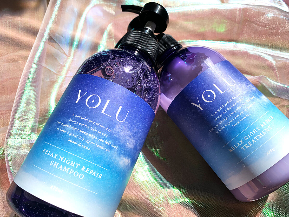 リラックスナイトリペア シャンプー／トリートメント/YOLU/市販シャンプーを使ったクチコミ（1枚目）