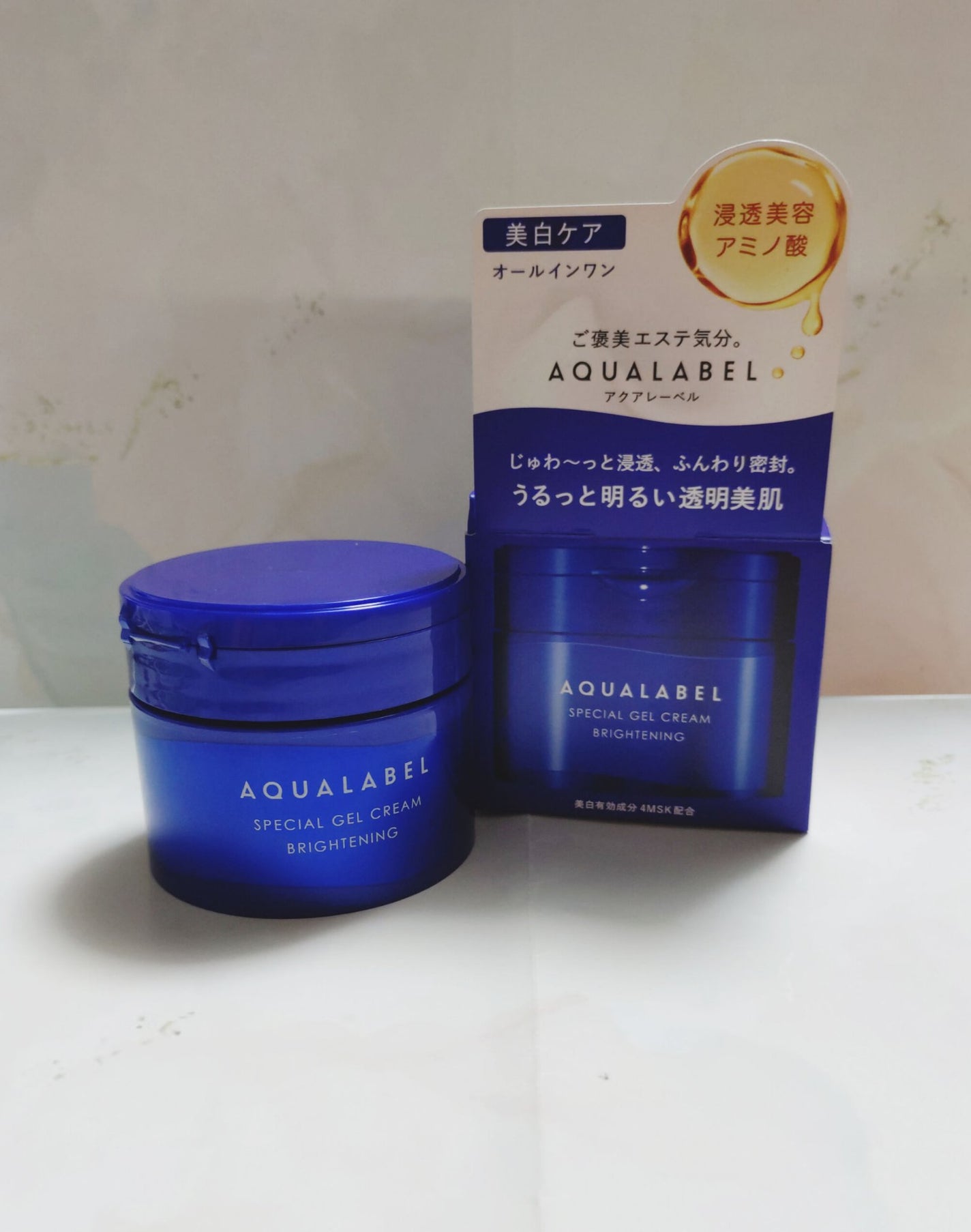 スペシャルジェルクリーム EX (ブライトニング) /アクアレーベル/オールインワン化粧品を使ったクチコミ(2枚目)