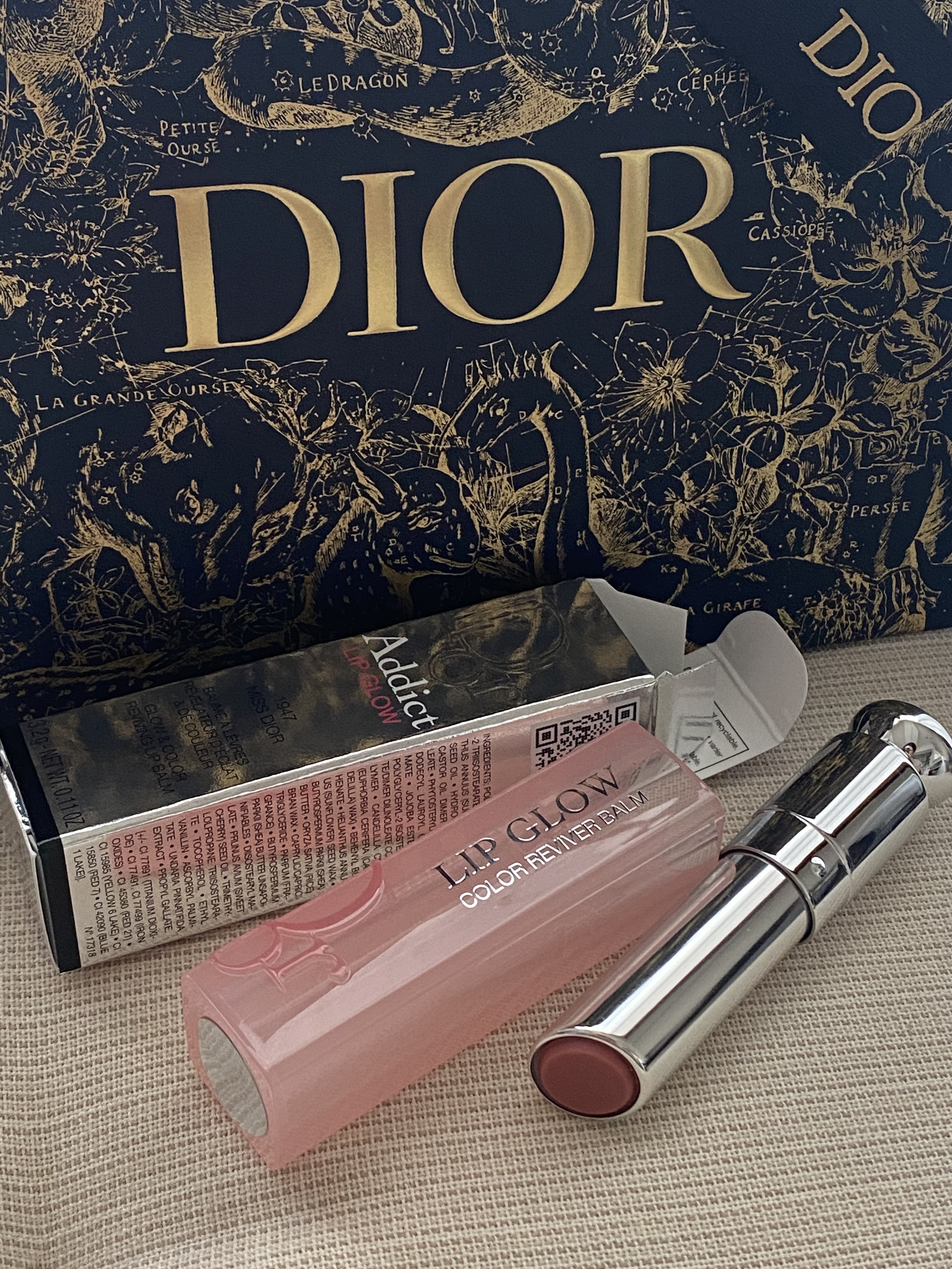 ディオール アディクト リップ グロウ 1947 ミス ディオール/Dior/リップバームを使ったクチコミ（1枚目）