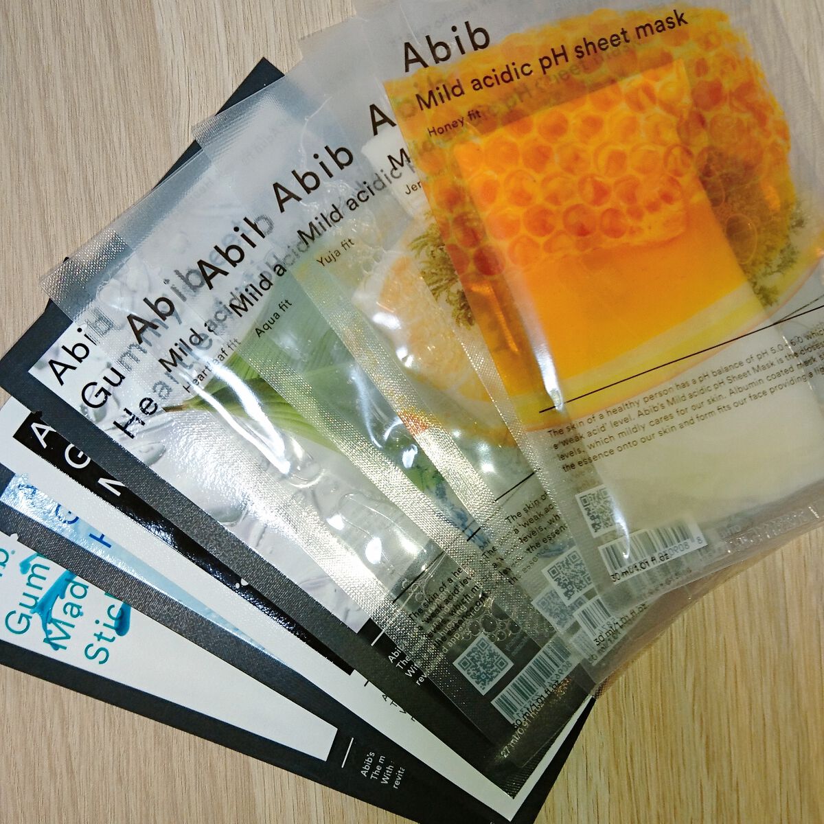 ガムシートマスク コラーゲン※10ミルク※11ステッカー/Abib /シートマスク・パックを使ったクチコミ（1枚目）