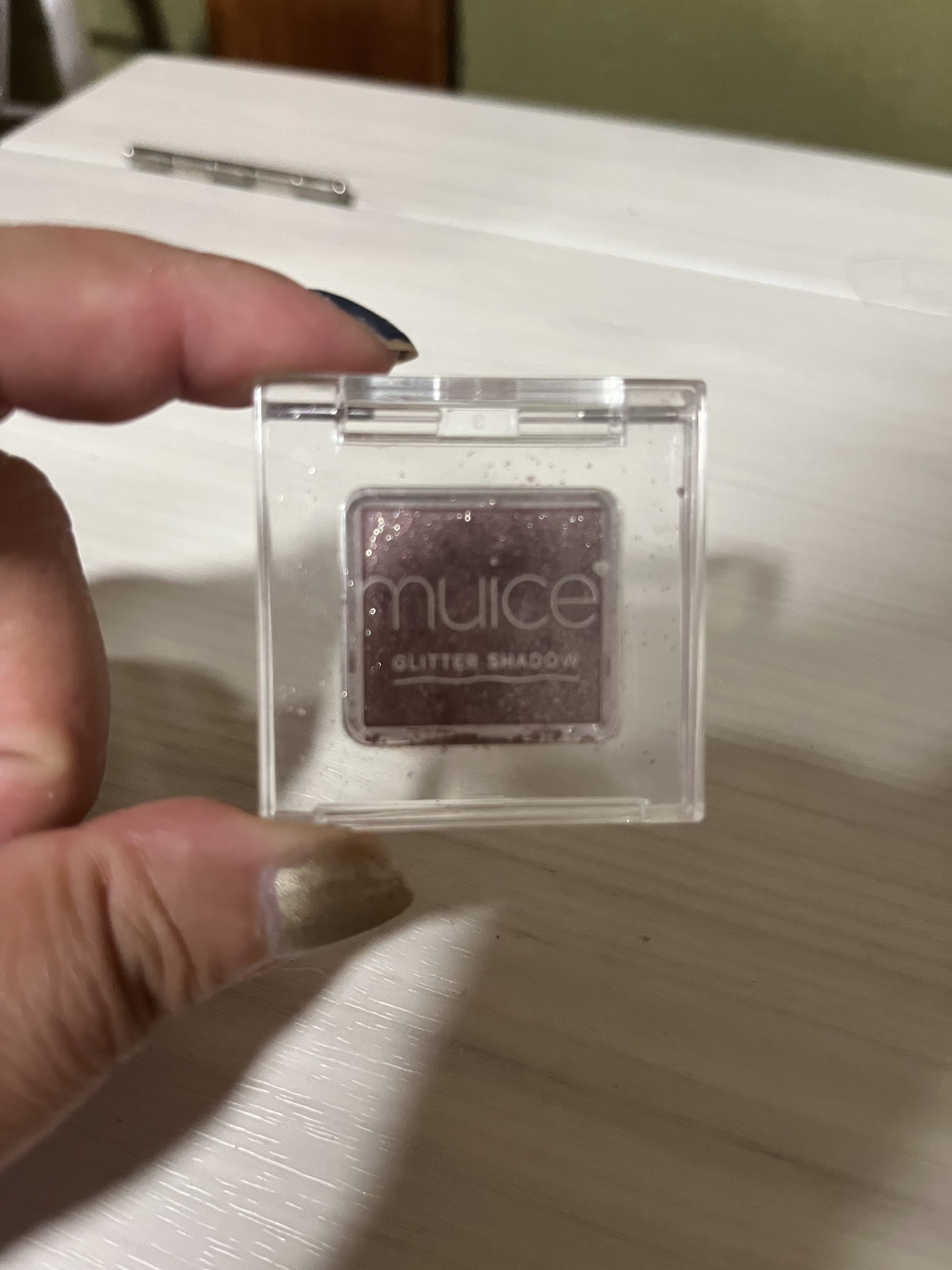 うるみオンアイズ SP01 リラドロップ(限定)/muice/単色アイシャドウを使ったクチコミ（2枚目）