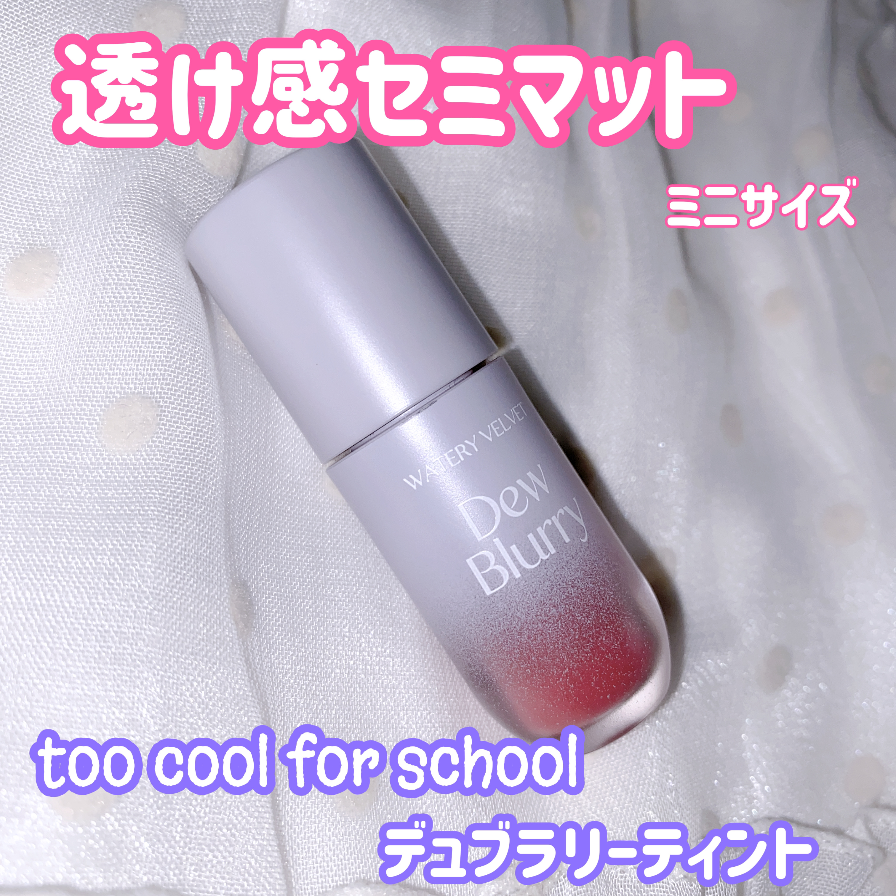 デュブラリーティント/too cool for school/リップティントを使ったクチコミ（1枚目）