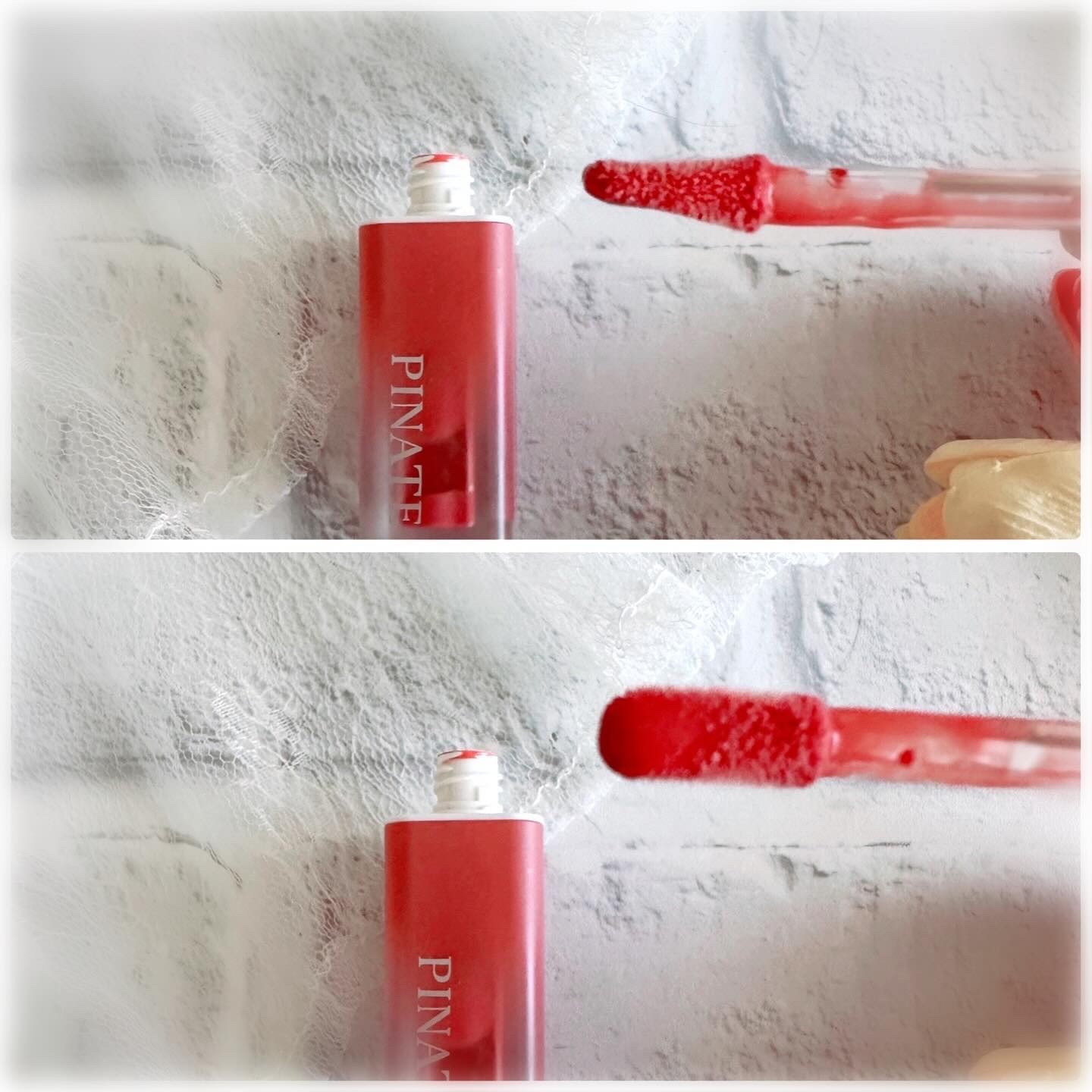 ナチュラルブルームリップオイルセラム 3色セット/PINATE/リップグロスを使ったクチコミ（3枚目）