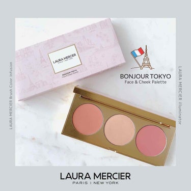 ローラ メルシエ ボンジュール トーキョー フェイス アンド チーク パレットのクチコミ「＼日本限定の神パレット／
laura mercier
ローラメルシエ

コスメ垢界隈がザワつい.....」（1枚目）