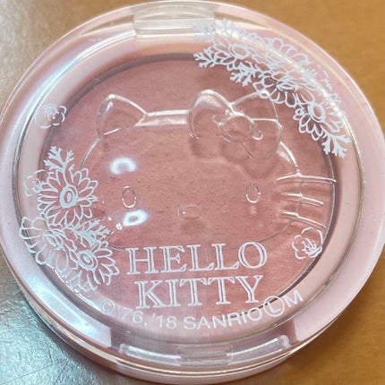 Blooming Kitty パウダーチーク/DAISO/パウダーチークを使ったクチコミ(1枚目)