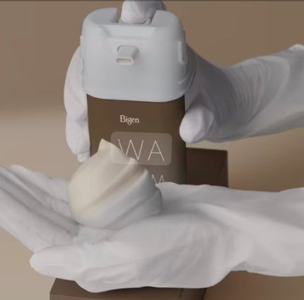 泡クリームカラー/ビゲン/ヘアカラーを使ったクチコミ(3枚目)