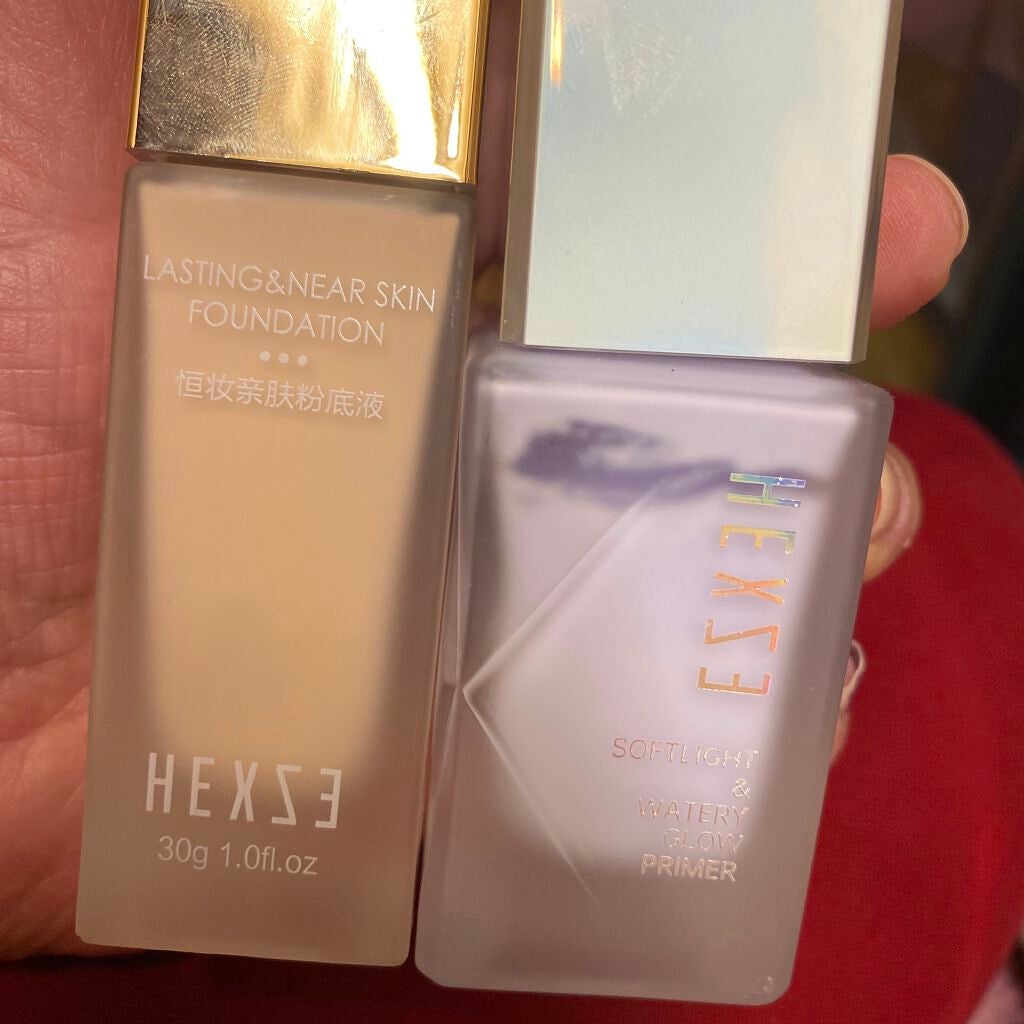 HEXZEモイスチャライジングファンデーション/HEXZE(ヘックスゼ)/リキッドファンデーションを使ったクチコミ(1枚目)