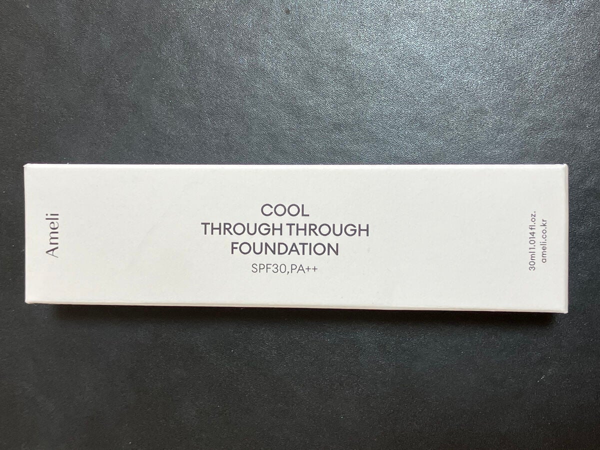 cool through through foundation/Ameli/リキッドファンデーションを使ったクチコミ(2枚目)