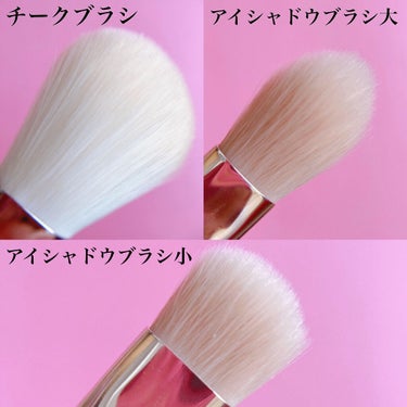 CLIO プロ プレイ メイクアップ ブラシ セットのクチコミ「これ買った方がいい！！
ふんわふわなメイクブラシ3点セット❤️

#yunaコスメ #yuna.....」（3枚目）