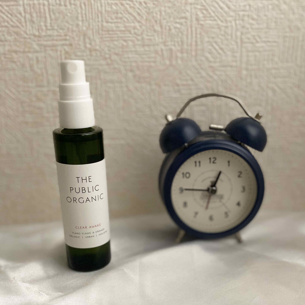 ホリスティック精油ピローミスト クリアアウェイク/THE PUBLIC ORGANIC/ファブリックミストを使ったクチコミ（2枚目）