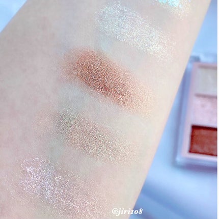グリッターペディアアイパレット/unleashia/アイシャドウパレットを使ったクチコミ(5枚目)
