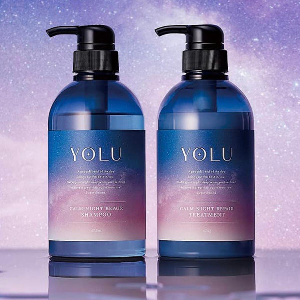 カームナイトリペアシャンプー/トリートメント/YOLU/市販シャンプーを使ったクチコミ(1枚目)