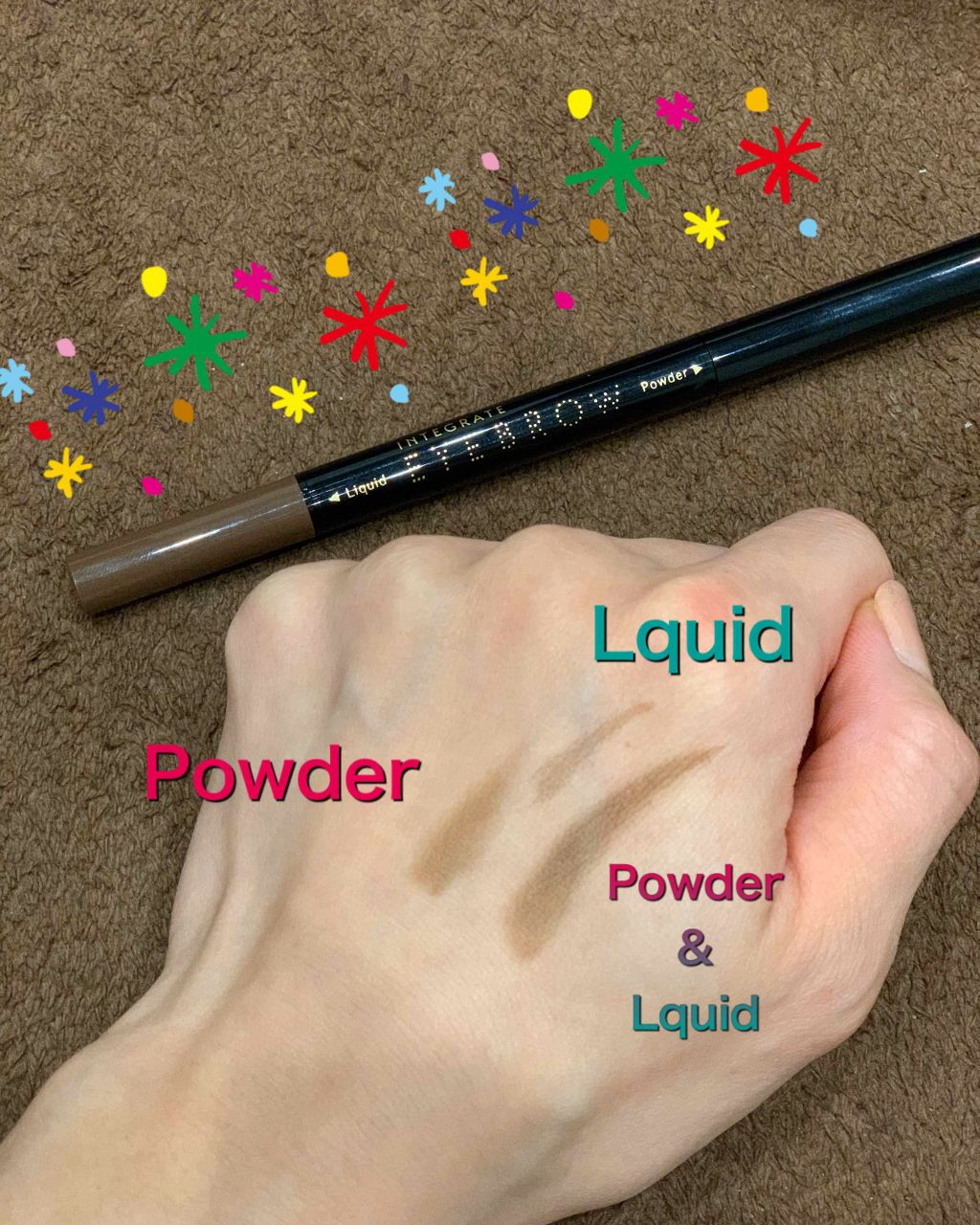 ビューティーガイドアイブロー N/インテグレート/リキッドアイブロウを使ったクチコミ(1枚目)