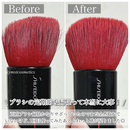 SHISEIDO ブラシクリーナー/SHISEIDO/その他化粧小物を使ったクチコミ(5枚目)