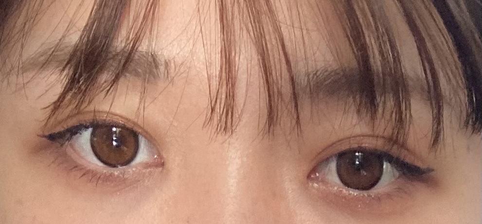 Honey kiss 1day ちゅるんアップル/HoneyKiss/ワンデー（１DAY）カラコンを使ったクチコミ（2枚目）